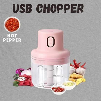 FRONY Electric Chopper, Rechargeable Chopper for Kitchen Vegetable & Onion Garlic A165 Electric Vegetable & Fruit Chopper