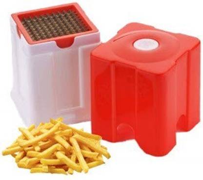 BB MALL Potato and Vegetable Cutter French Fries Slicer Chips Chipser (Multicolor) Potato Grater & Slicer