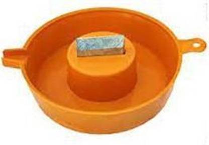 Shalloware Coconut breaking Tool, Coconut Breaker Plate Plastic (Pack of 1) Tray Serving Set