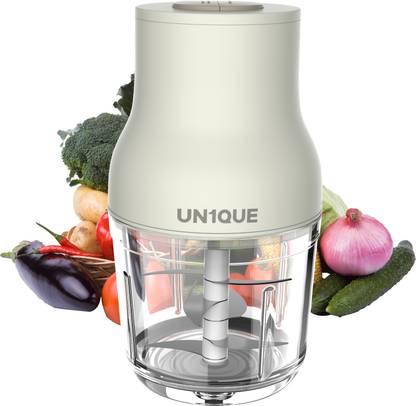 UN1QUE Electric Chopper for Kitchen | Chop, Mince, Crush Ice | 600 ML Capacity Electric Vegetable & Fruit Chopper