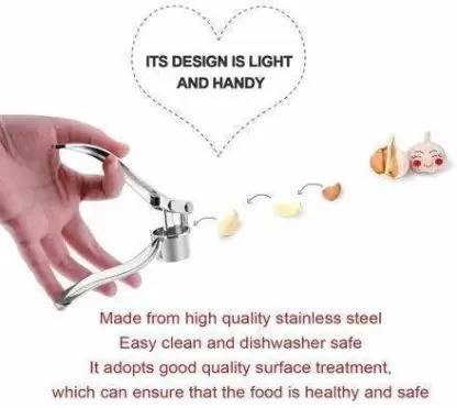 Agatsya Enterprise Stainless Steel Garlic Press Vegetable Chopper