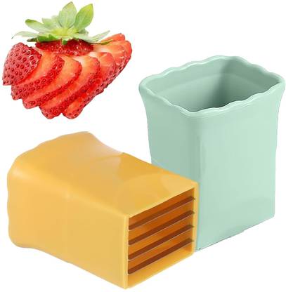 DYZEKO by N.A. Strawberry Slicer - Cup Slicer - Cup Fruit Slicer - Cup Slicer Handheld Strawberry Slicer