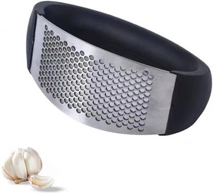 mapperz by Mapperz Stainless Steel and Plastic Portable Garlic Crusher Ginger Garlic Presser Vegetable Chopper