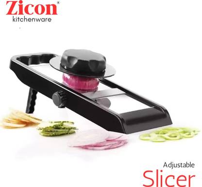 Zicon by KITCHENWARE Efficient Adjustable Vegetable Slicer , Slicer Cutter Machine , Potato Slicer Vegetable & Fruit Slicer
