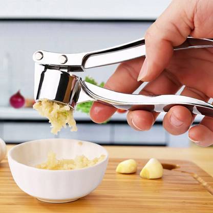 Coozico Garlic Crusher Presser Garlic Press Multi-Function Manual Portable Vegetable & Fruit Chopper