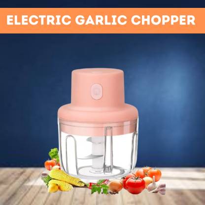 GUGGU Chopper (Electric Rechargeable Chopper) for Kitchen Vegetable Garlic Onion W154 Electric Vegetable & Fruit Chopper