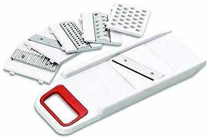 GATIHAM VENTURE Plastic 6 in 1 Vegetables Slicer, Cutter and Fruit Dicer Grater Set(Multi) Vegetable Grater & Slicer