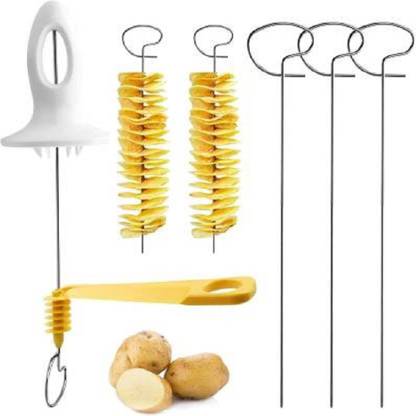 Ecodex Manual Potato Chips Slicer Spiral Twister Tornado Chips Vegetable & Fruit Slicer