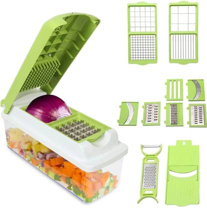 Trending Store Dicer, Vegetable Cutter Chopper, Fruit, 13in1 Slicer Grater Peelar for Kitchen Vegetable & Fruit Grater & Slicer