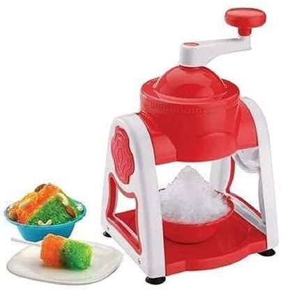 VIDOX Plastic Manual Ice Gola Maker | Ice Crusher | Slush Machine with Steel Blade Grater