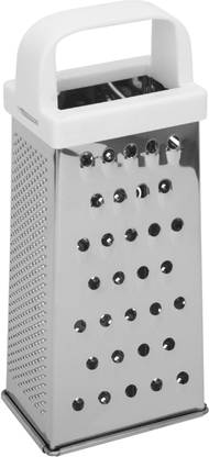 fackelmann 4 Sided Stainless Steel Universal Grater for Grating, Slicing, Zesting,Shredding Vegetable Grater