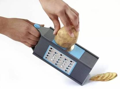 SAI CREATIONE by chopper 4 in 1 Stainless Steel Boxed Slicer Potato Chips Making Machine Cheese Grater Potato Grater