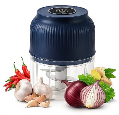 Atags Vegetable Fruit Chopper with Stainless Steel Blades Rechargeable Mini Electric Chopper