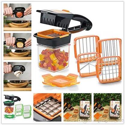 MAAENTERPRISE Vegetable Dicer Chopper 5 in 1 Multi-Function Slicer Vegetable Vegetable & Fruit Chopper