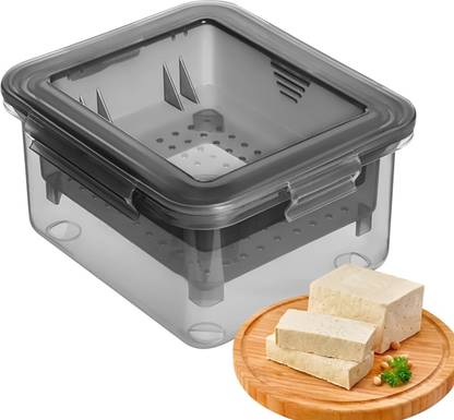 SERPLEX Tofu Press Mold with Built-in Drainage for Homemade Tofu Vegetable & Fruit Chopper