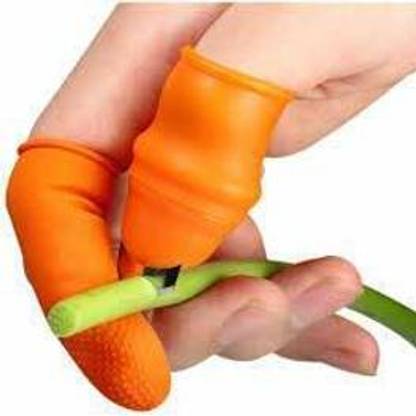 Silicone Vegetable / Fruits Trimming Thumb Cutter for Multipurpose Use Tool Set Vegetable & Fruit Chopper