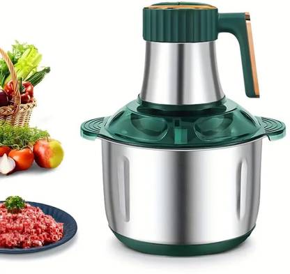 NIYAMKAAY by N.A 3L Electric Meat Grinder, Stainless Steel Machine - 350W Electric Vegetable & Fruit Chopper