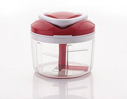KUBER INDUSTRIES Pull Cord 3-in-1 Plastic Vegetable Chopper (Multi) Vegetable Chopper