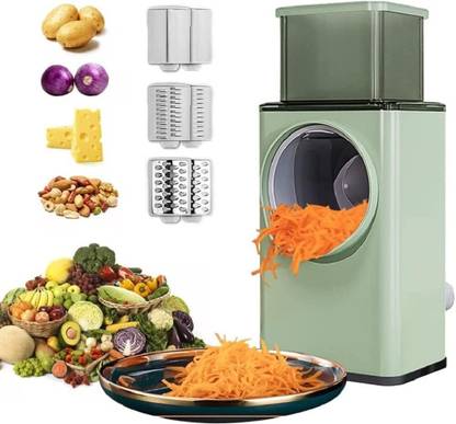 SHAKSHIIMPAX by na ROUND MANDOLINE SLICER Vegetable Slicer