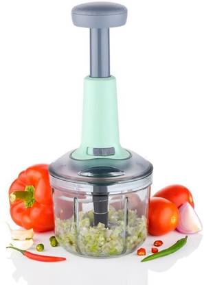varniraj industries by Varniraj Industries Food Chopper 900ml, Steel Large Manual Hand-Press Vegetable Chopper Vegetable & Fruit Chopper