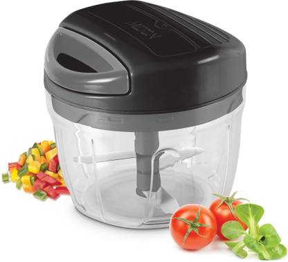MILTON by Milton Xpress Safe Chopper Small, 465 ml, Black Vegetable Chopper