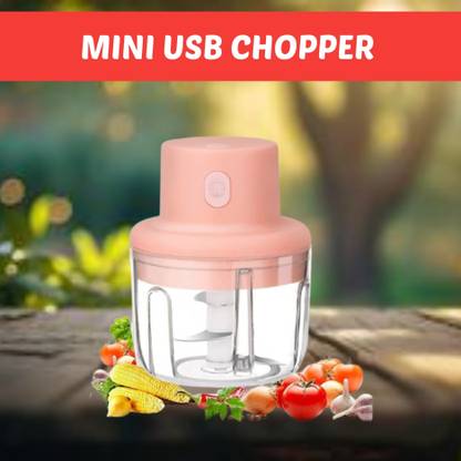 GUGGU Chopper (Electric Rechargeable Chopper) for Kitchen Vegetable Garlic Onion W433 Electric Vegetable & Fruit Chopper