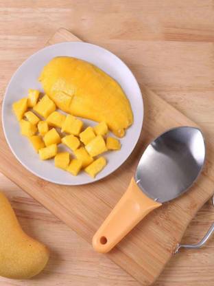 SOCHEP Mango Slicing Dicing Scooping Tool Mango Gadget Fruit Slicer
