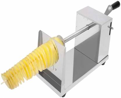 GVJ TRADERS Tornado Potato Slicer 2 Potato Grater & Slicer (1 MACHINE WITH 2 BLAD) Vegetable & Fruit Grater & Slicer