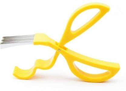 Ratehalf Banana Slicer Cutter for Kitchen, Household Tools Banana Scissor Kitchen Tools Stainless Steel All-Purpose Scissor