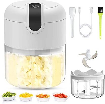 cloudtab Wireless Fruit & Vegetable Chopper Mincer Garlic Chopper Food Processor (250 ML) Electric Vegetable & Fruit Chopper