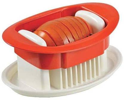 Lariox Tomato Slicer & Cutter Salad Maker with Safety Holder Made from Stainless Steel Sharp Blade Vegetable & Fruit Slicer