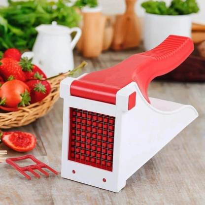 Metrolife French Fries Cutter | Snacks Cutter/Chipser | Veggies Cutter | Salad Chopper Vegetable & Fruit Grater & Slicer