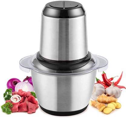 SPIRITUAL HOUSE Vegetables, Onion Slicer (2 Litre, 250 Watt) Electric Vegetable & Fruit Chopper Vegetable & Fruit Chopper