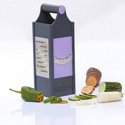 Pershoppe by chopper 24 in 1 Stainless Steel Boxed Slicer Potato Chips Making Machine Cheese Grater Vegetable & Fruit Grater