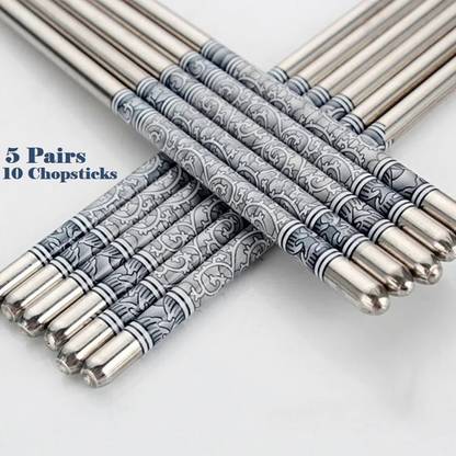 Jantrex Cooking, Decorative, Eating, Training Stainless Steel Chinese, Japanese, Korean, Vietnamese Chopstick