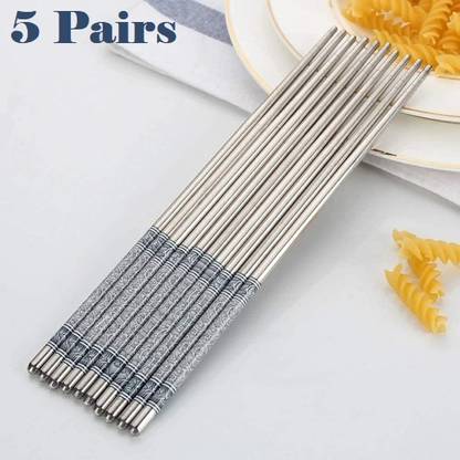 Jantrex Cooking, Decorative, Eating, Training Stainless Steel Chinese, Japanese, Korean, Vietnamese Chopstick