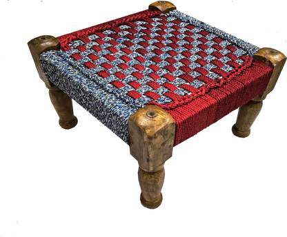 MARSHLAND MARSHLANT Wooden Chowki For Sitting Stool Charpai Chowki Pidda Mudda Wooden All Purpose Chowki