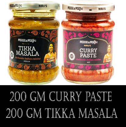 MASALA MAGIC CURRY PASTE & TIKKA MASALA PASTE FRESH READY TO COOK SPICE MASALA MIX Chutney Paste