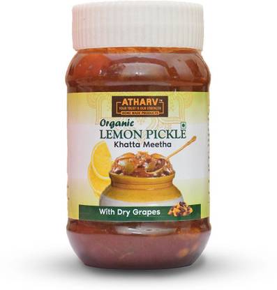 ATHARV LIME PICKEL I KHATTA MEETHA I ADDED GRAPES Chutney Paste