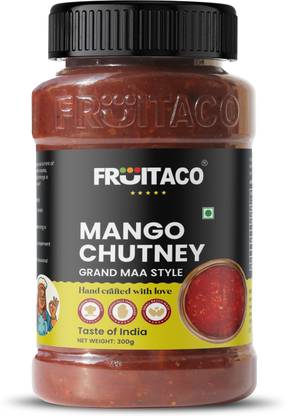 fruitaco Homemade Mango Chutney - Oil free Mango Chunda Chutney Paste