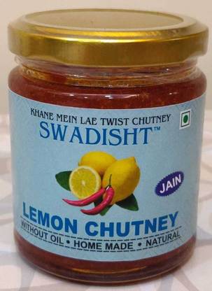SWADISHT Lemon Chutney (Pack of 2, 220 gm) Chutney Paste