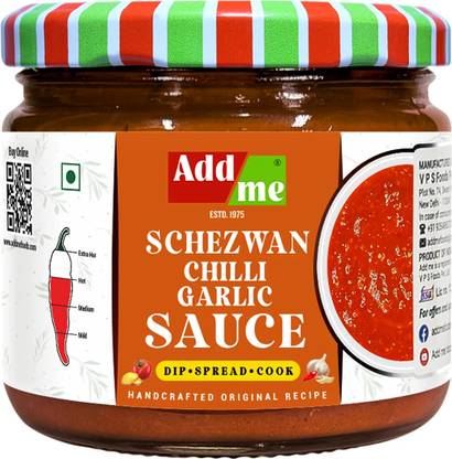 Add me Spicy Schezwan Chilli Garlic Sauce Dip|momos tomato chutney|Desi Indian Cuisine Chutney Granules