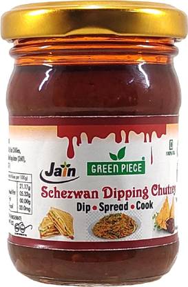 GREEN PIECE Jain Schezwan Dipping Chutney Dip/Spread/Cook Chutney Paste