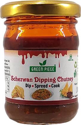 GREEN PIECE Schezwan Dipping Chutney Dip/Spread/Cook Chutney Paste