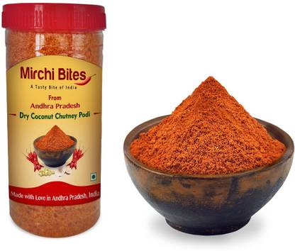 mirchi bites Andhra Dry Coconut Chutney Podi Chutney Powder
