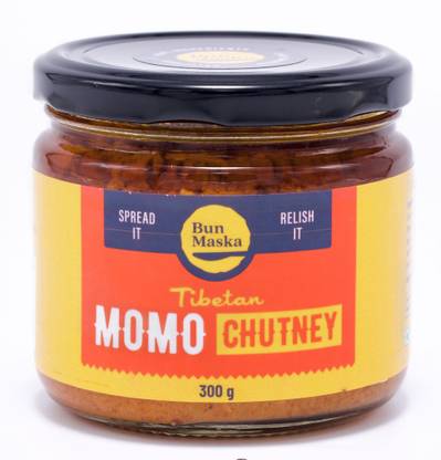 Bun Maska Momo Chutney Ready- to- Eat, Spicy Momo Sauce Red Chilli Sauce Chutney Paste