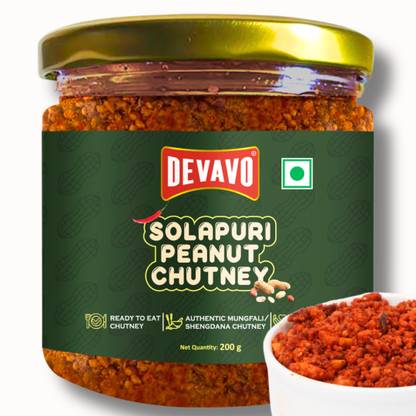 DEVAVO Solapuri Peanut Shengdana Chutney Powder