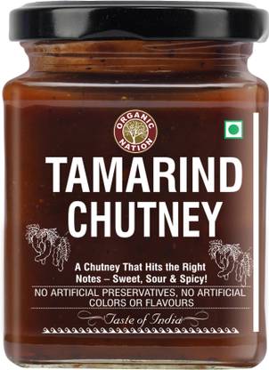 Organic Nation Tamarind Chutney| Sweet & Tangy Indian Dip | Natural Ingredients Chutney Paste