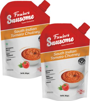 Fazlani Sausome South indian Tomato Chtuney Pack of 2 Chutney Paste