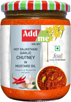 Add me Hot Rajasthani Garlic Chutney in Mustard Oil lassan ki Chutney masaledar Chutney Chutney Paste